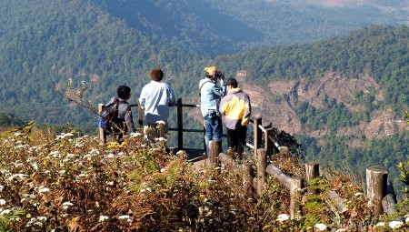 Trekking at Gew Mae Pan