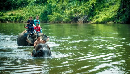 Damnoen Saduak + River Kwai + Elephant Bathing